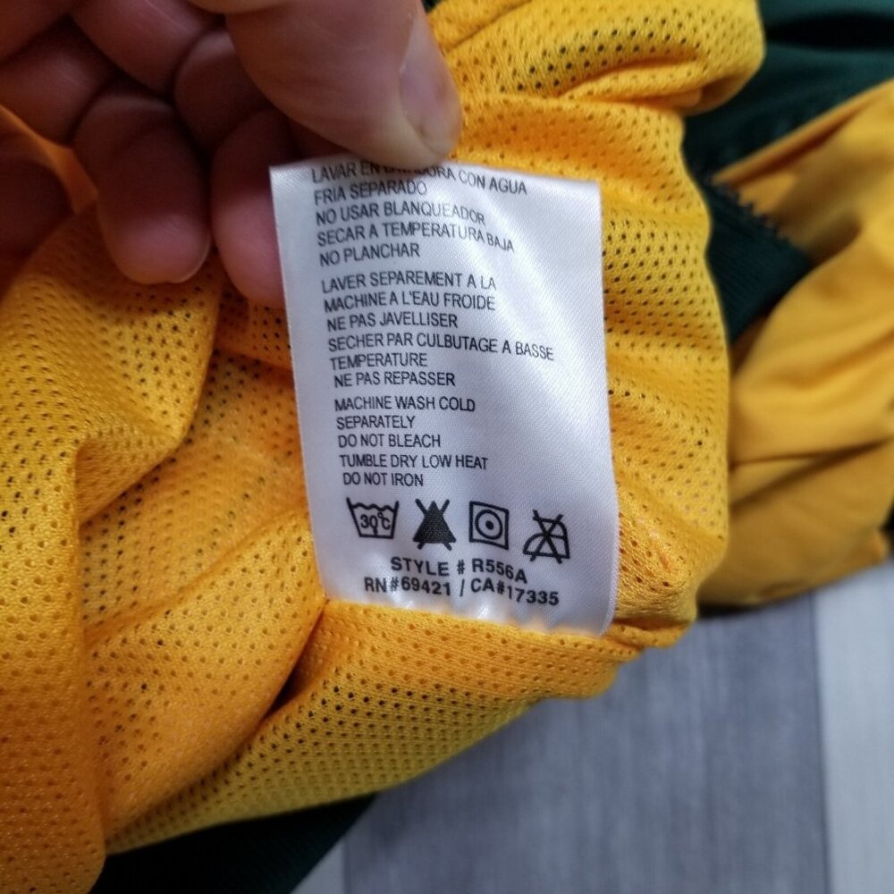 ✅Green Bay Packers NFL On Field Reebok Pullover Windbreaker Jacket Men's LARGE - Picture 8 of 12